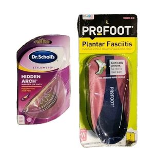 NEW & Sealed
Dr Scholl's Hidden Arch 
Profoot Plantar Fasciitis Orthotic Insert